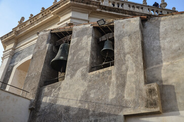 Bell tower in the Church of Saint Agatha in Catania, Sicily