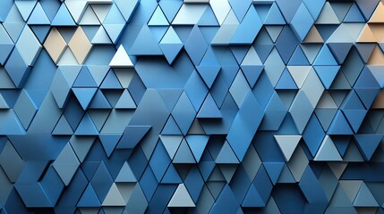 A professional blue and white background incorporates geometric shapes, ideal for presentations or corporate concepts, conveying a sense of sophistication and modernity