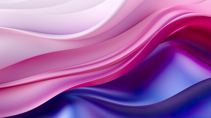 Obraz premium Abstract soft waves Beautiful Abstract 3D Background with Smooth Silky Shapes soft forms ..