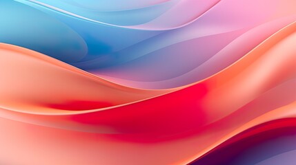 Fototapeta premium Abstract soft waves Beautiful Abstract 3D Background with Smooth Silky Shapes soft forms ..