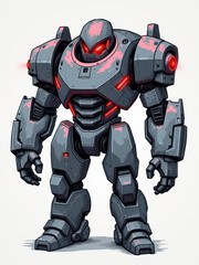 Fototapeta premium Cybernetic Vanguard: The Future of Robotics Unveiled