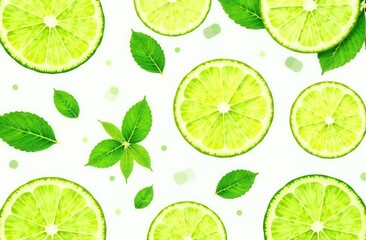 lime and mint background