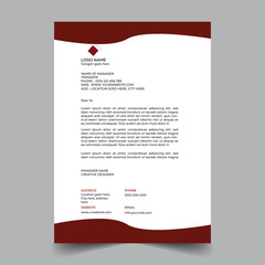 Professional Corporate Letterhead Card Design