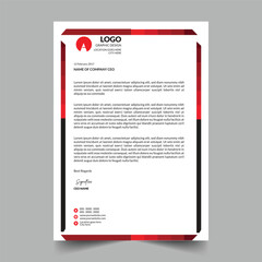 Professional Corporate Letterhead Card Design