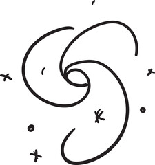 Hand-Drawn Space Illustrations Collection