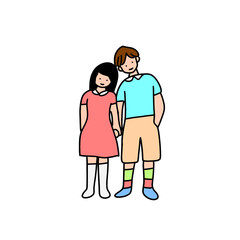 Illustration couple