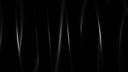 Abstract black and white light smooth flowing design