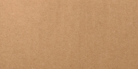 Background of brown kraft paper or cardboard texture. Abstract pattern of beige rough carton, old paper sheet, parchment or papyrus surface, vector
