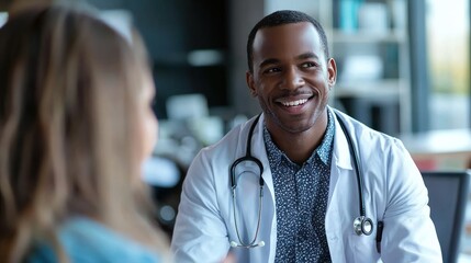 Doctor demonstrating confidence while interacting with patients or discussing treatment plans
