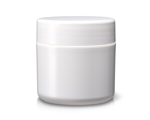 白い化粧品のボトル