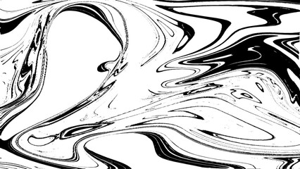 Liquid Marble texture abstract background, Fluid art, acrylic design. Black and white background