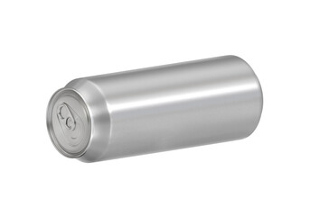500 ml clean aluminum beverage drink soda can, transparent background