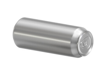500 ml clean aluminum beverage drink soda can, transparent background
