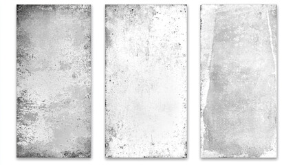 White background with gray vintage texture.
