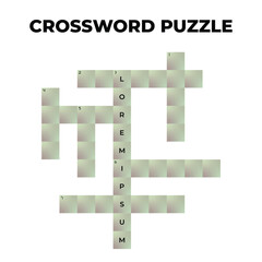 crossword puzzle