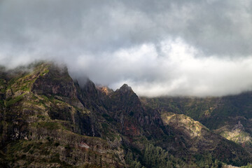view on the "Pen of the Nuns" valley on the island of Madeira (Portugal)