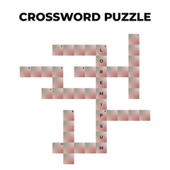 crossword puzzle