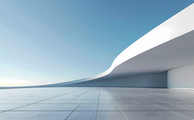 Obraz premium Minimal architectural space