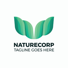 Nature Corp Gradient Colorful Logo