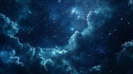 Fototapeta premium Starry sky with points, lines, and shapes forming a futuristic concept, abstract design, technology-driven innovation