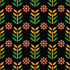 This seamless geometric pattern design is perfect for textile and fabric projects. Featuring bold, striking, and modern elements, this vector illustration brings a vibrant and contemporary touch.