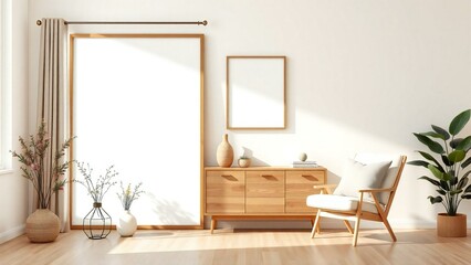 Fototapeta premium living room with a window