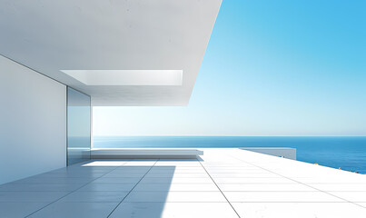 Obraz premium Minimal architectural space