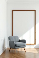 Fototapeta premium design scene with armchair