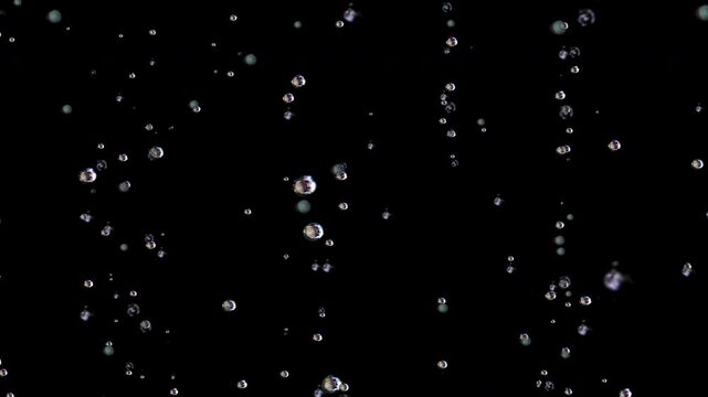 foam・bubble・bubbles・alpha channel・気泡・炭酸・バブル・シュワシュワ・シャンパンのCG映像素材（アルファチャンネル付き）・立ち上る泡・Rising bubbles