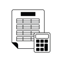 ledger glyph icon with white background vector stock illustration