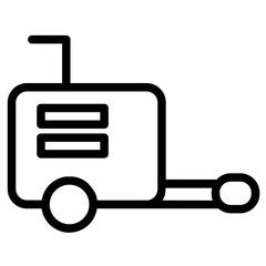 Tool Vehicle Industry Line Icon