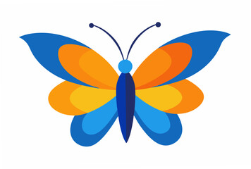 Obraz premium butterfly on white background