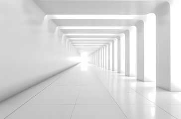 Obraz premium Minimal architectural space