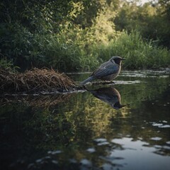 A bird is a warm-blooded, feathered vertebrate belonging to the class Aves. Birds are characterized by their ability to lay eggs, lightweight skeletons, and adaptations for flight.