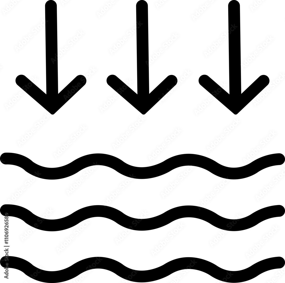 Poster elastic flexibility linear icon. monochrome simple flexibility vector for template, web design and i