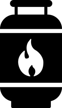 recommend clip art: Gas tank icon in trendy black Flat style. Lpg propane bottle vector container. Gas cylinder canister fuel storage symbol isolated on transparent background. Petrol tank illustration sign.