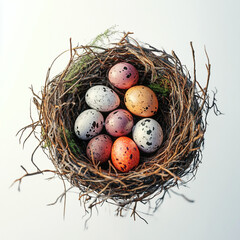 Happy Easter background, card, poster. Vector