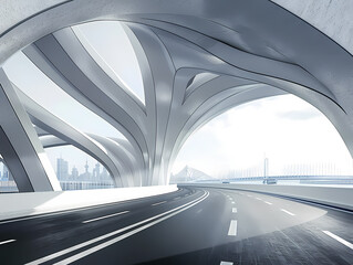 Obraz premium Minimal architectural space