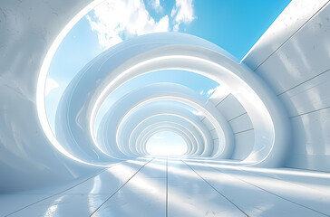 Obraz premium Minimal architectural space