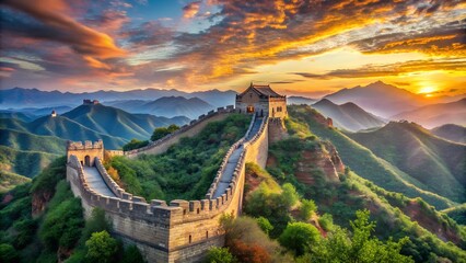 bridge over the river in mountains