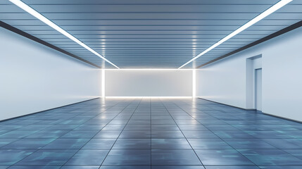 Obraz premium Minimal architectural space