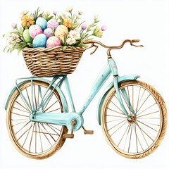 Happy Easter background, card, poster. Vector