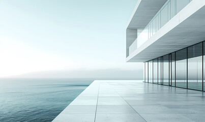 Fototapeta premium Minimal architectural space