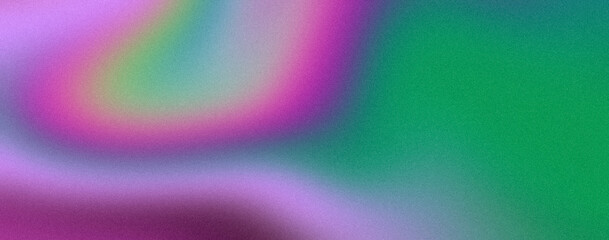 Vibrant pink purple blue grainy gradient shaped wallpaper design background.