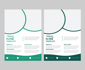 Simple Minimalistic Creative Flyer Template Design 