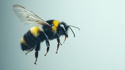  bumblebee on a white background