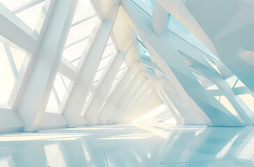 Obraz premium Minimal architectural space