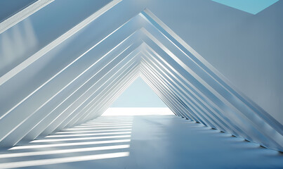 Obraz premium Minimal architectural space