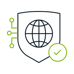 Digital Governance. Digital Icon.