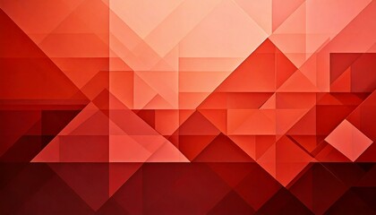 Fototapeta premium abstract geometric red shapes